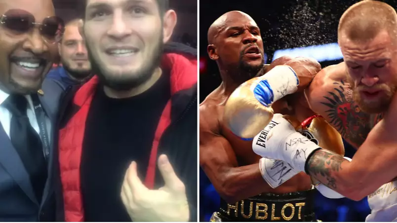 Khabib Challenges Floyd Mayweather To A Boxing Match