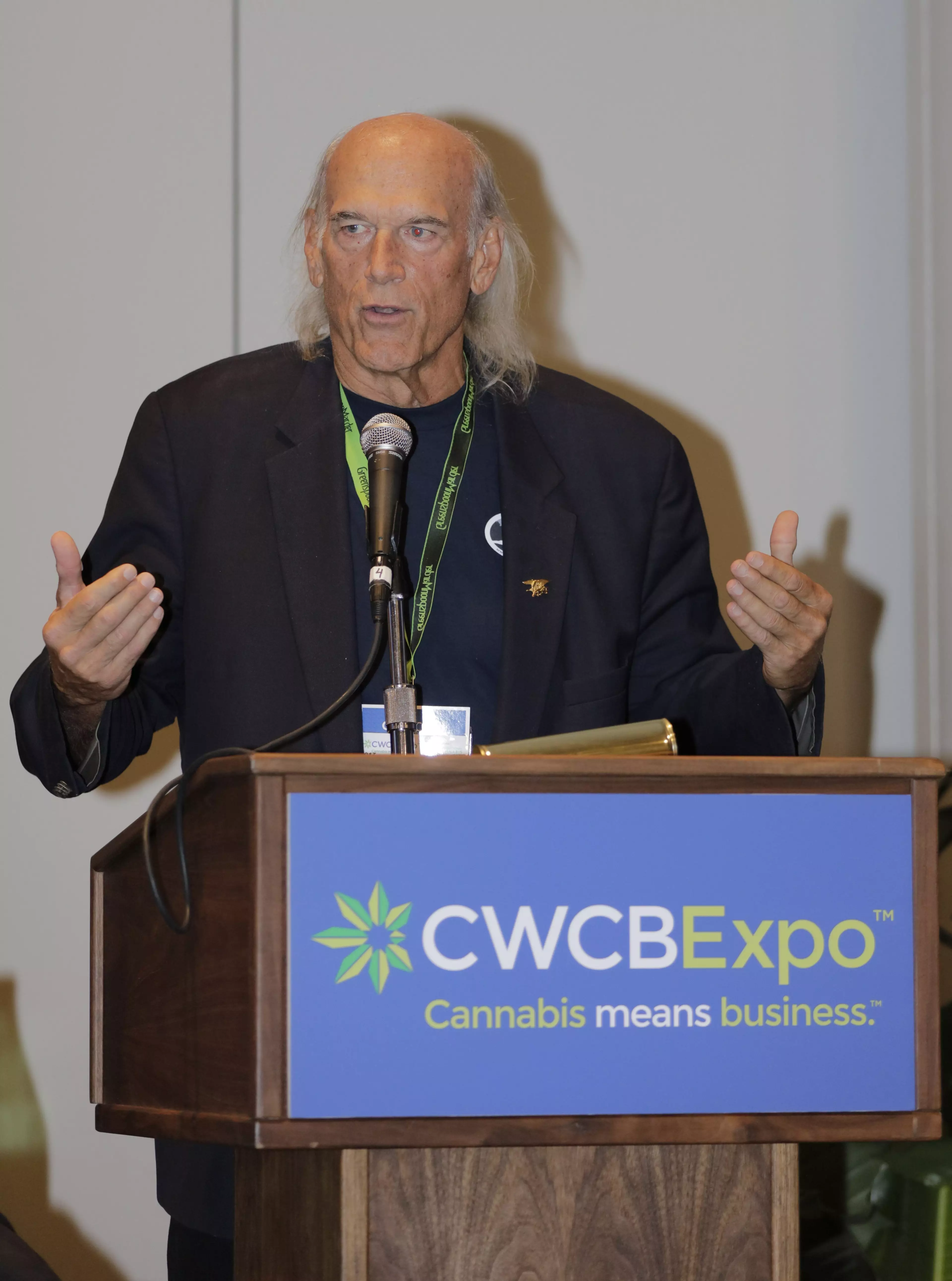 Jesse Ventura at the Cannabis World Congress & Business Expo.