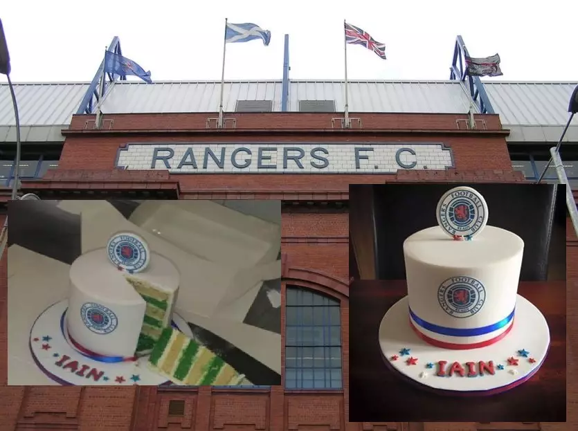 Rangers Fan Is Trolled By His Own Birthday Cake