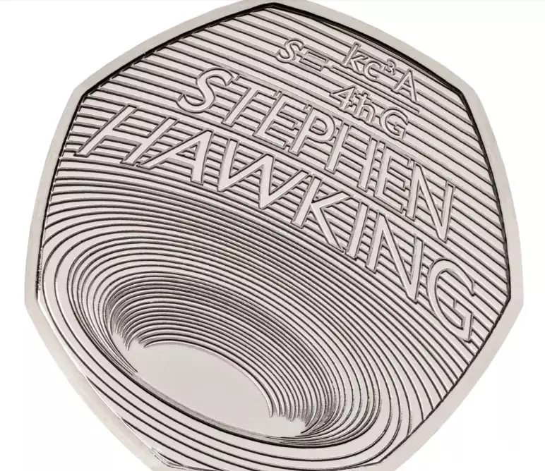 The new coin commemorates the late physicist who was known for his pioneering work in black hole theory.