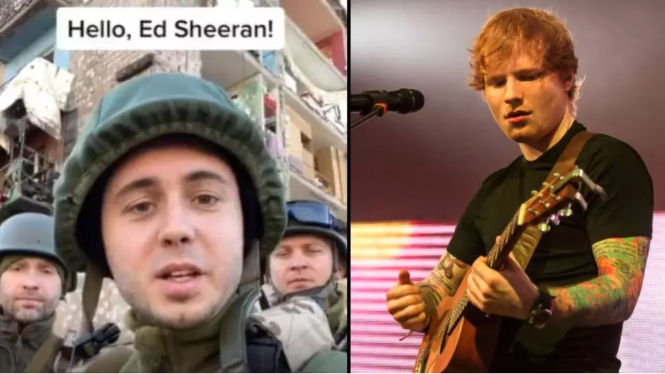 Ukrainian Band Fighting In War Ask Ed Sheeran If They Can Perform In Concert Remotely