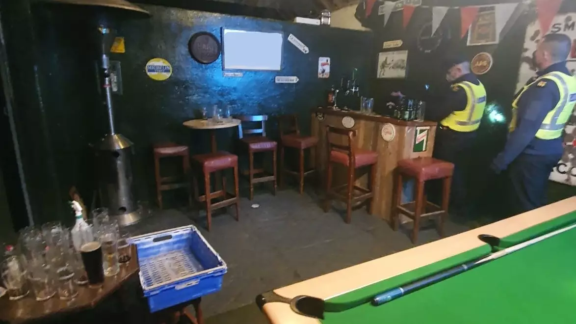 Police Discover Suspected Unlicensed Pub In Ireland With 'Fully Operational Bar'