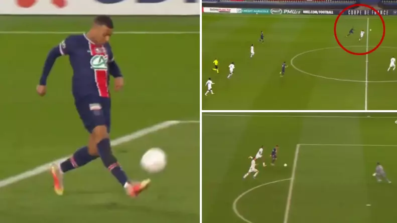 Kylian Mbappe Displays Blistering Pace in 90th Minute To Score Outrageous Solo Goal For Paris Saint-Germain
