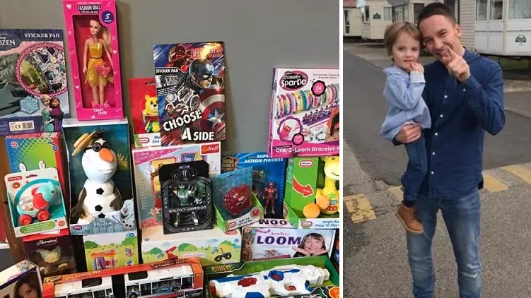 Young Dad Helps Make Disadvantaged Childrens' Christmas Wishes Come True