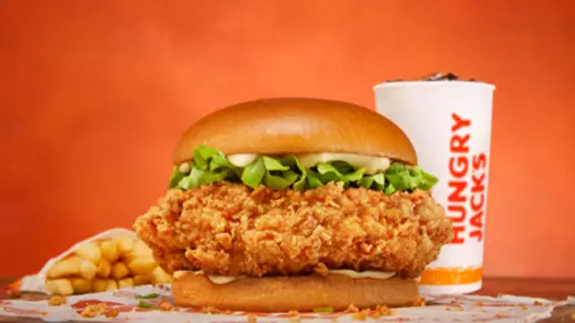 Hungry Jack's Has Launched The Biggest Fried Chicken Burger In Australia