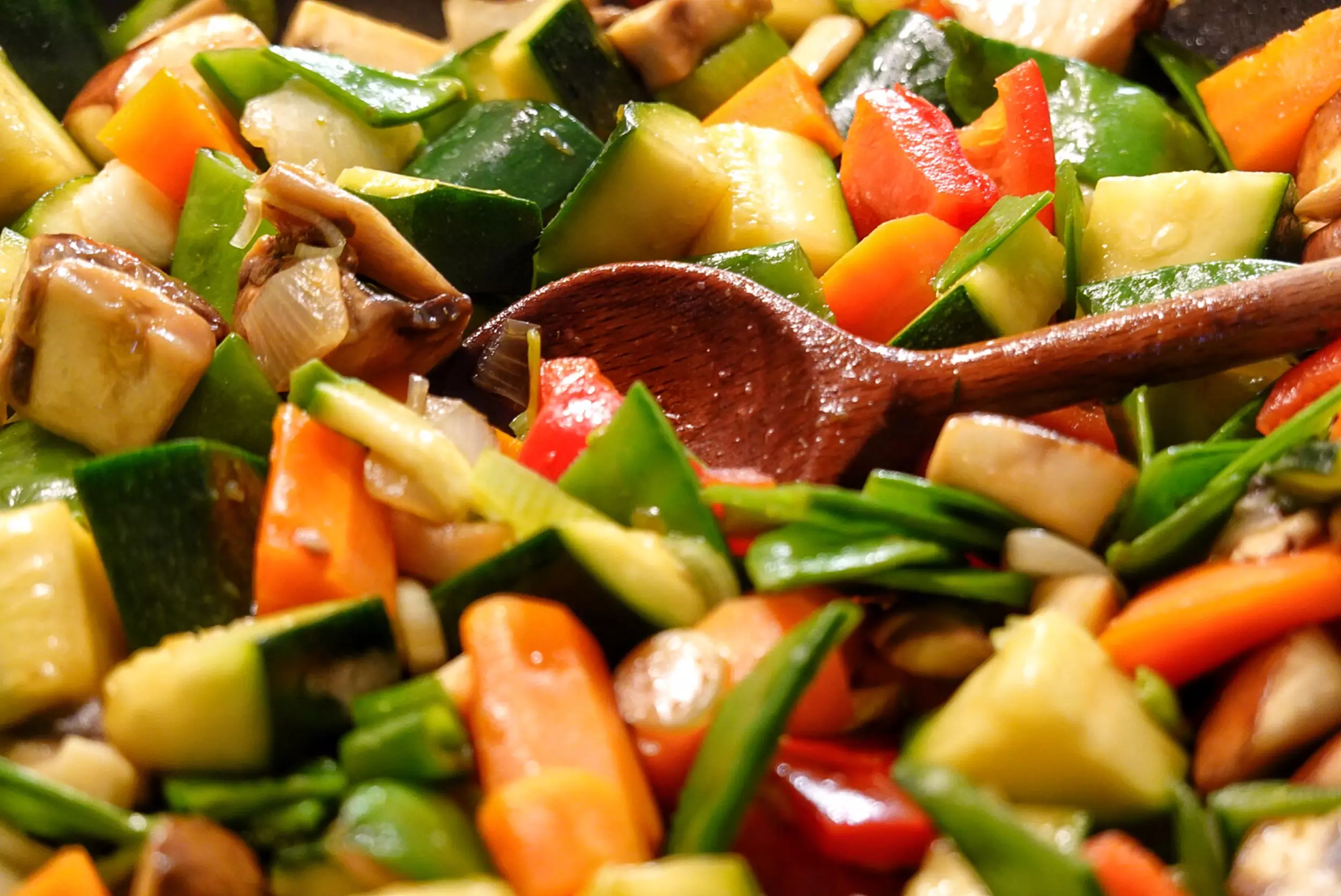 Veggie stir fries are a good way to make sure you are getting as many nutrients as possible.