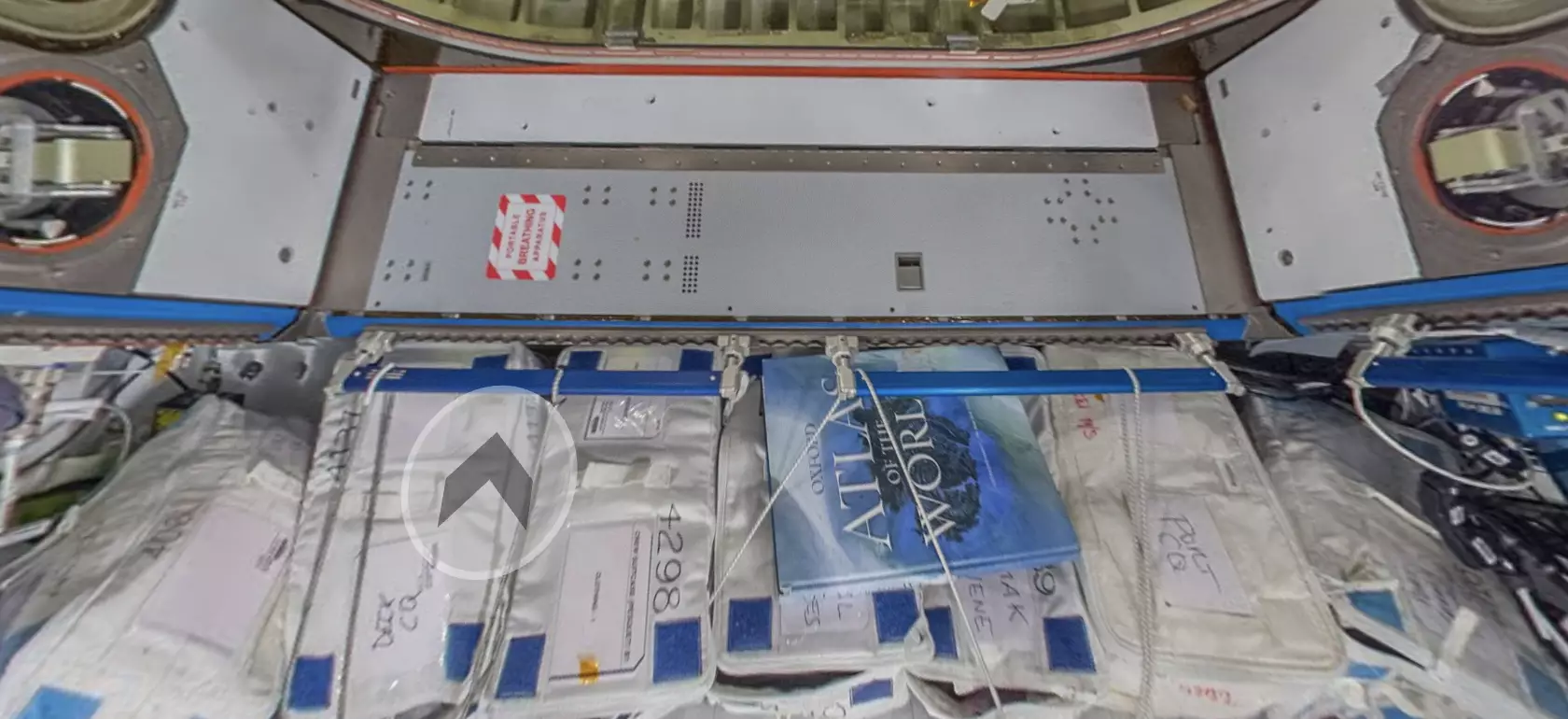 Google Maps Streetview inside the International Space Station '