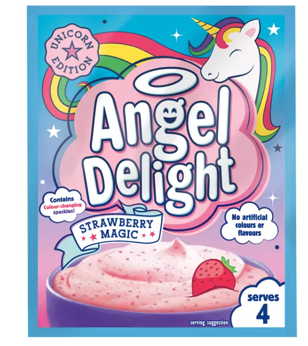 The new Strawberry Magic contains colour-changing sparkles (