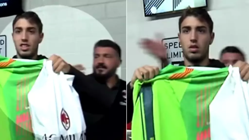 Gennaro Gattuso Slaps Youth Player For Holding Opposition Shirt