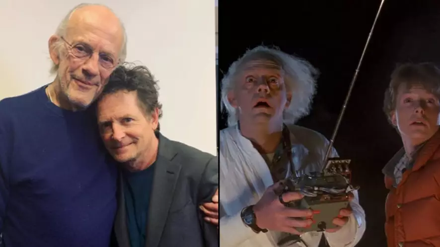 Michael J. Fox And Christopher Lloyd Reunite Nearly 35 Years After Back To The Future Came Out
