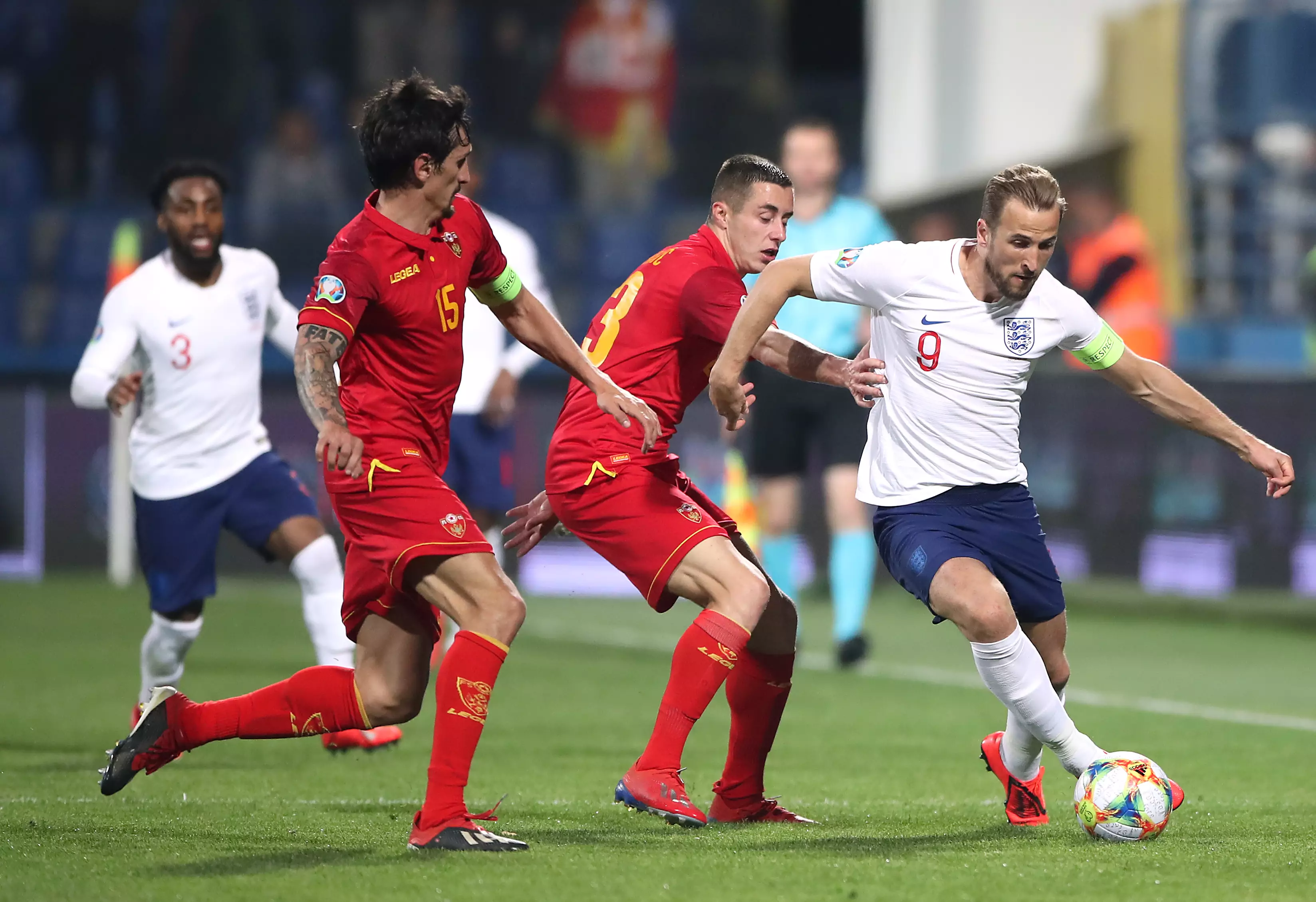 England beat Montenegro 5-1.