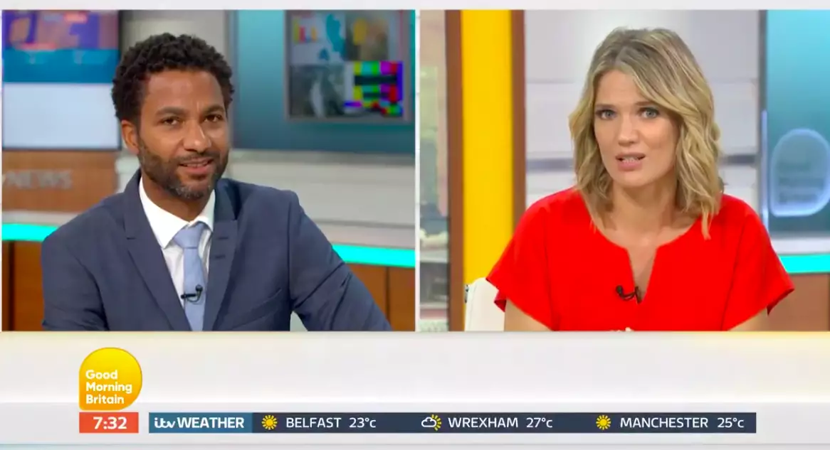 Sean joined Charlotte on today's 'GMB' (