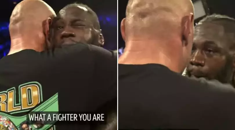 Close-Up Footage Reveals What Tyson Fury And Deontay Wilder Told Each Other Following Fight