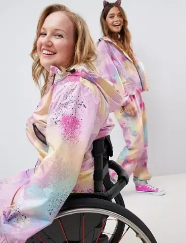 ASOS also featured a model using a wheelchair earlier this year. (