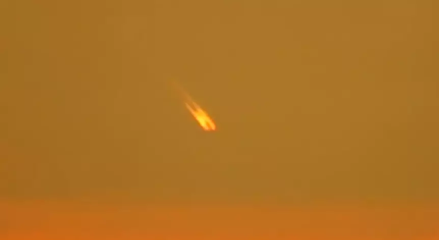 NASA has had its say on the 'fireball' that was seen crashing to Earth.