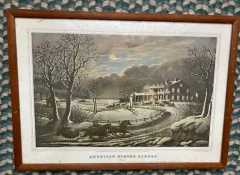 The lithograph print is said to be worth between $10,000 and $30,000.