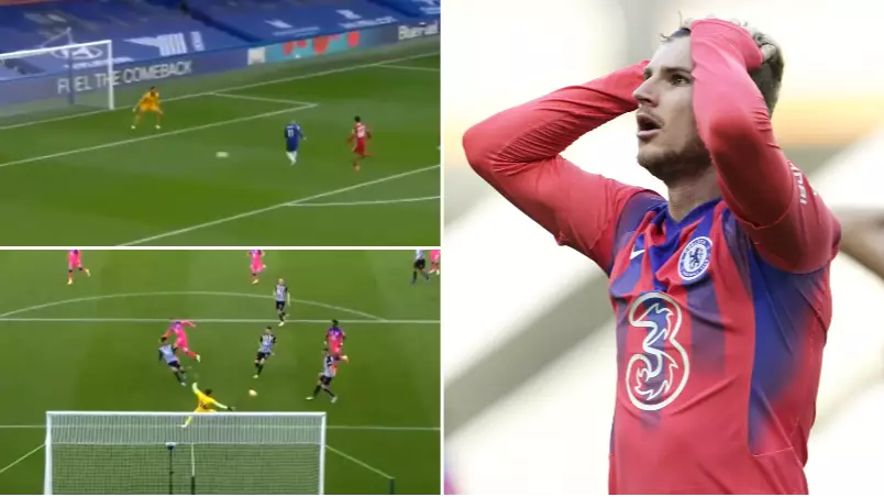 Compilation Video Of Timo Werner's Woeful Finishing Since Moving To Chelsea Hits Social Media