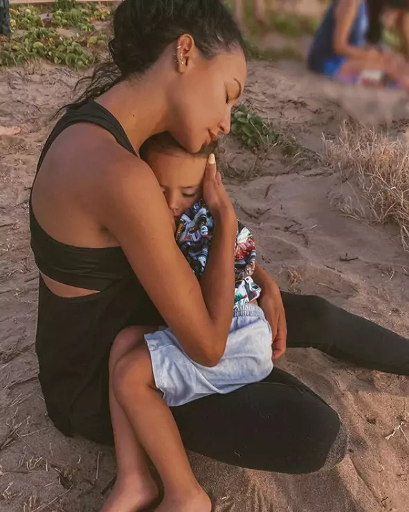 Naya is believed to have died after saving her son (