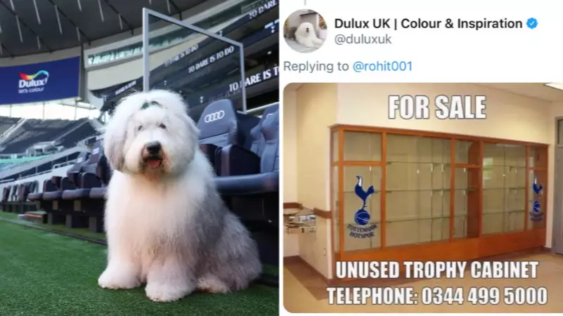 Spurs Are Being Trolled By Dulux, Just Minutes After Announcing A New Sponsorship Deal With Them 
