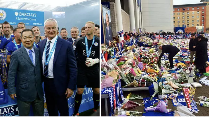 Leicester City's Title Winning Manager Claudio Ranieri Pays Respect To Vichai Srivaddhanaprabha 