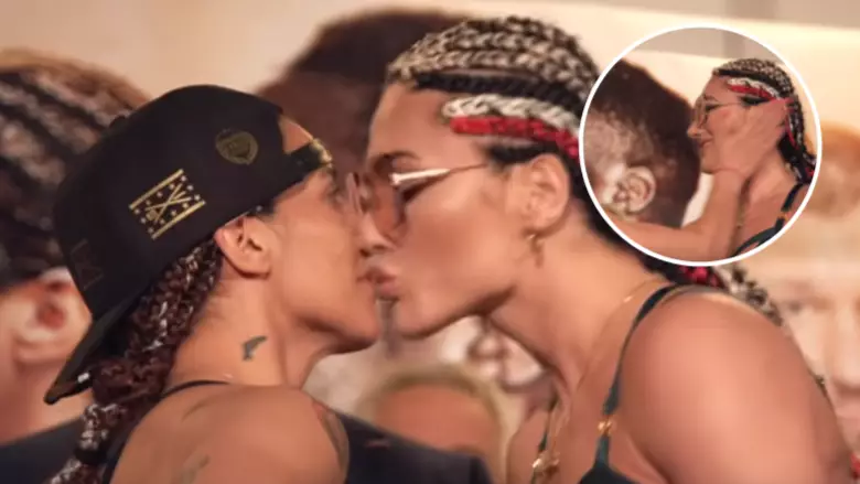 Female Boxer Kisses Opponent During Face-Off, Gets Slapped In The Face