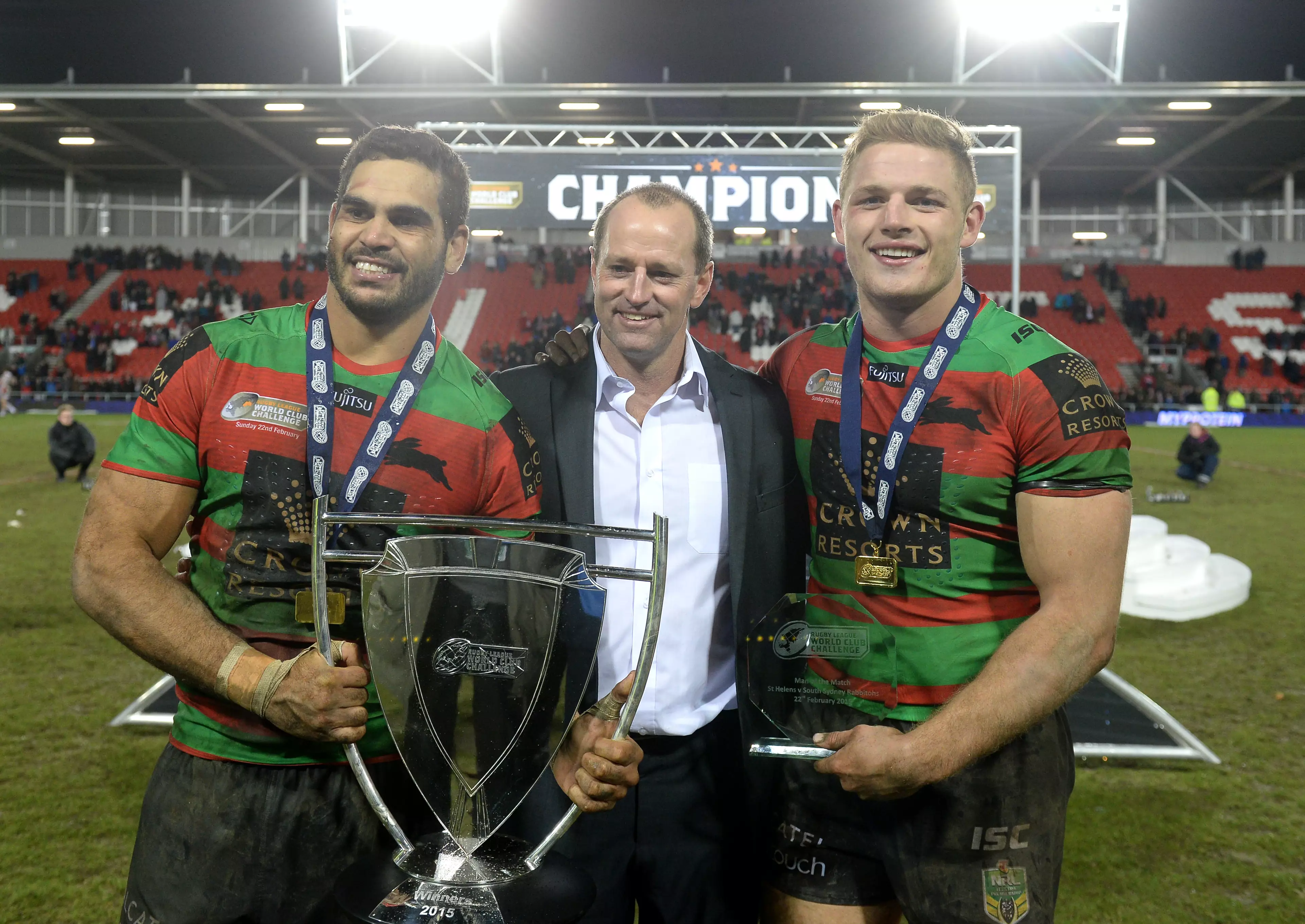 Inglis in 2015 after winning the World Club Series.