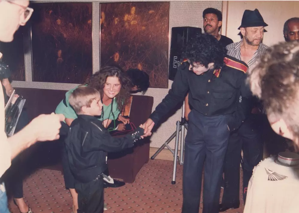 Wade Robson meeting Michael Jackson for the first time.