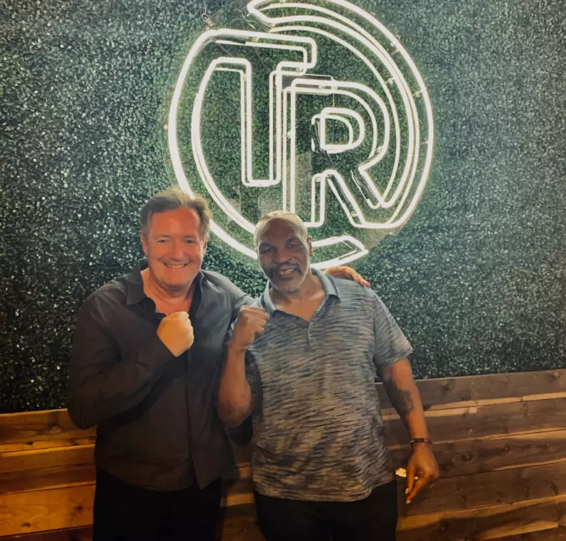 Piers Morgan smoked a joint on Mike Tyson's podcast.