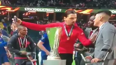 WATCH: Marcos Rojo Get Brutally Pied-Off By Zlatan Ibrahimovic 