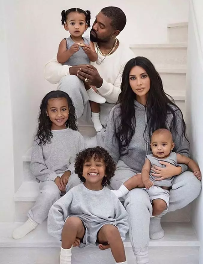 The couple share four children; North, Saint, Chicago and Psalm (