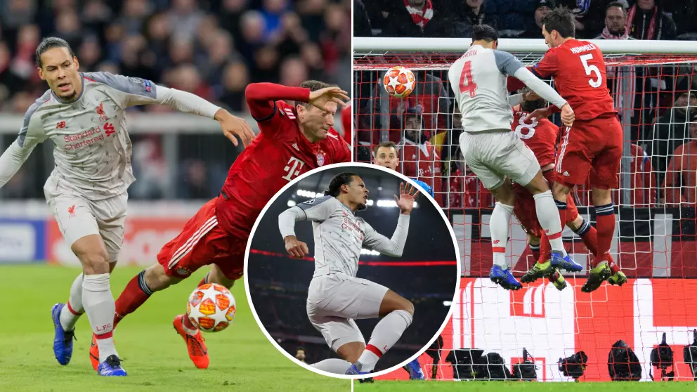 Virgil van Dijk's Statistics From Bayern Munich Game Are Unbelievable 