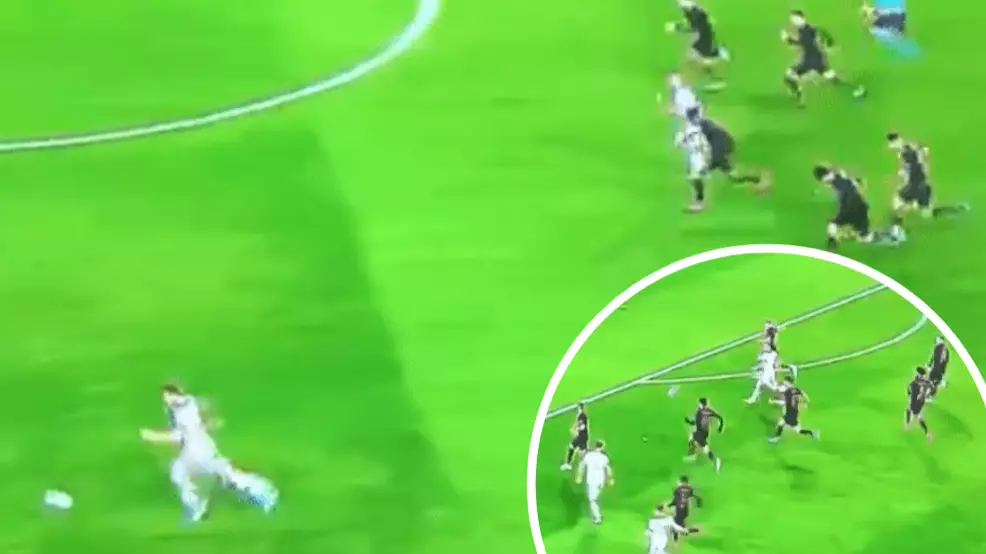 The Moment Seven Atletico Madrid Players Defend A Counter-Attack In The Champions League