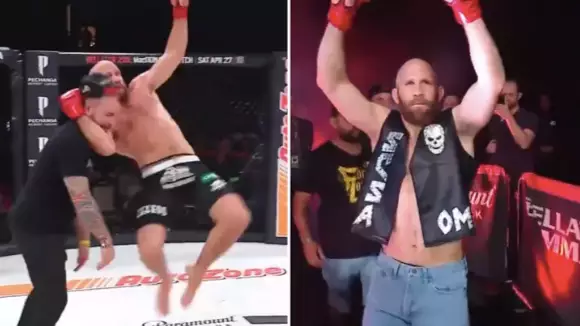 MMA Fighter Wears Stone Cold Steve Austin's Attire And Pulls Off 'Stone Cold Stunner'