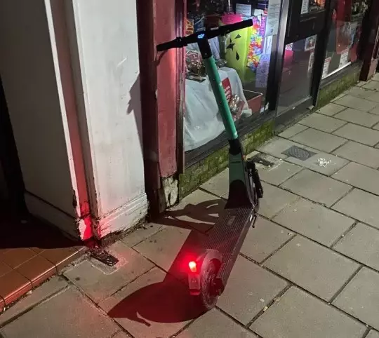 The e-scooter.