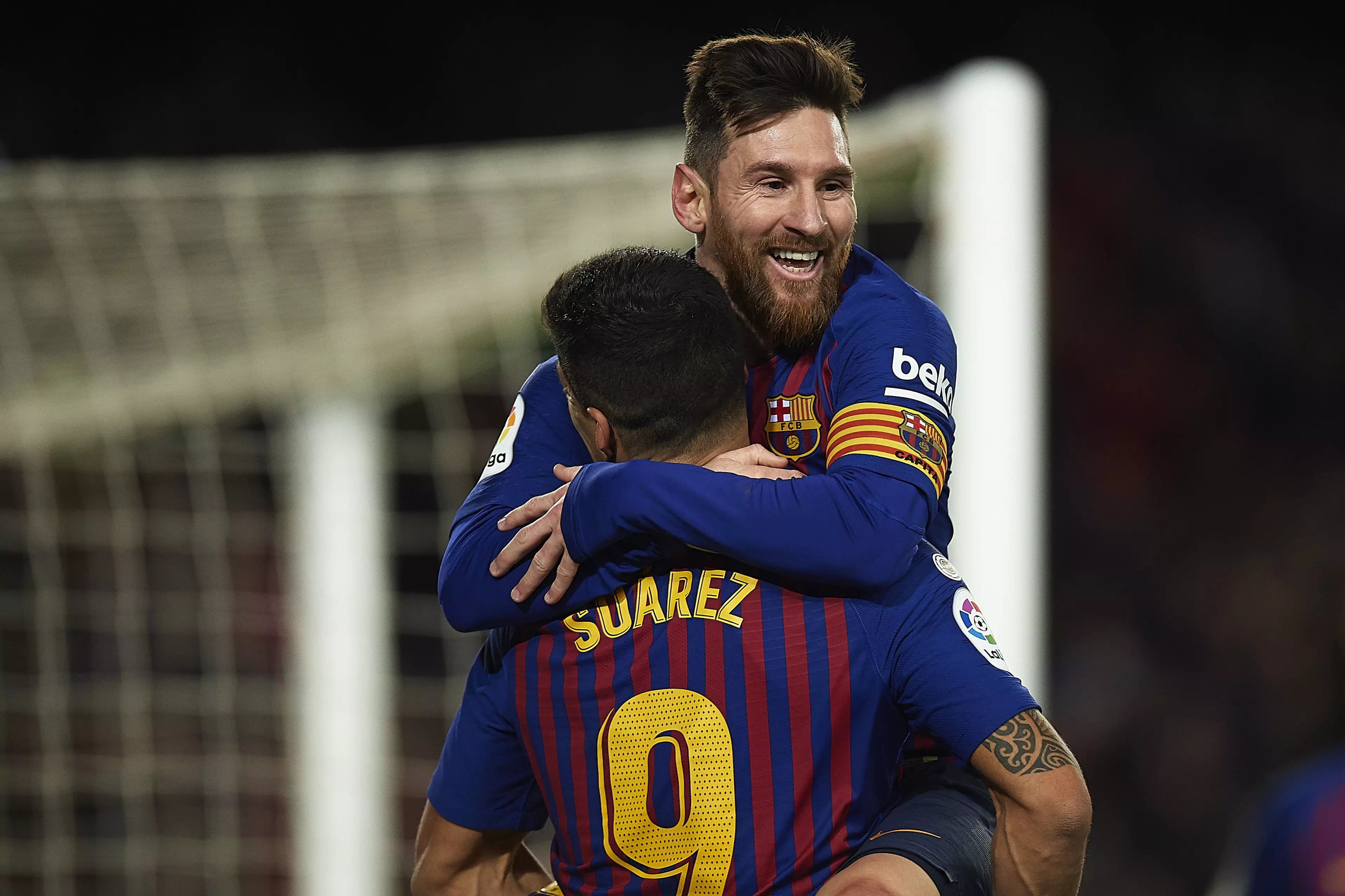 Messi and Suarez make a good partnership. Image: PA Images
