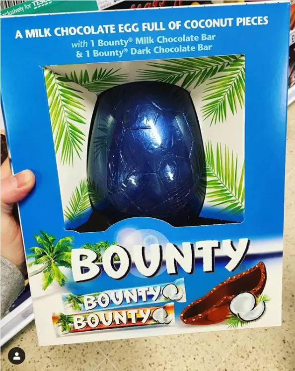 Bounty Bar Easter Egg.