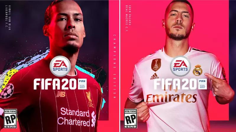 Virgil Van Dijk And Eden Hazard Revealed As FIFA 20 Cover Stars By EA Sports