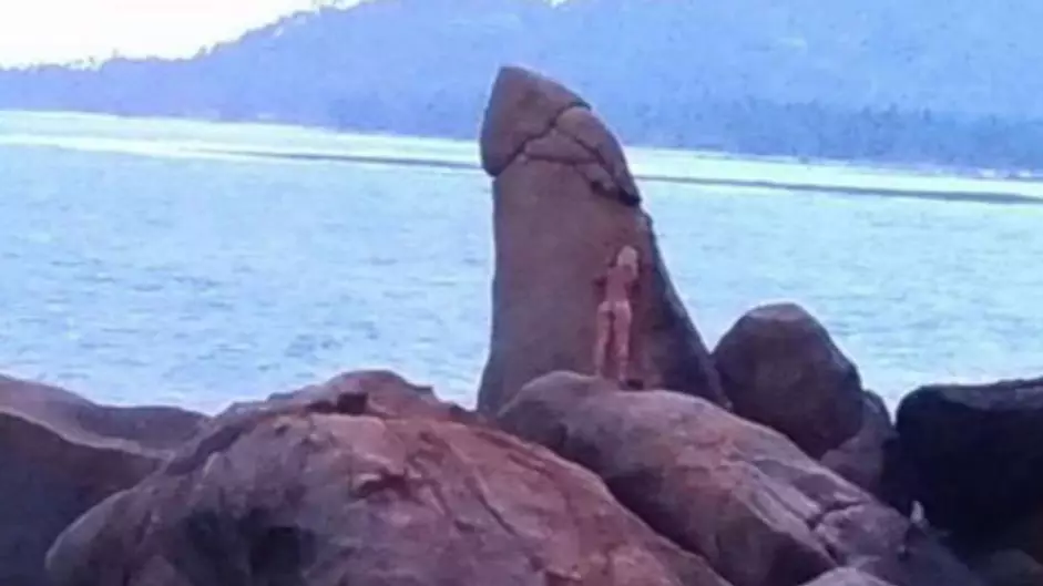 Tourist Sparks Fury By Stripping Naked And Rubbing Against Sacred 'Penis' Rock