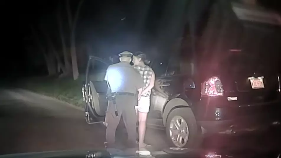 Police Officer Pulled Over For Drink Driving Tries To Escape Arrest By Using Badge