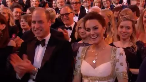 Brad Pitt Makes Awkward Prince Harry Joke At BAFTAs In Front Of Kate And Prince William