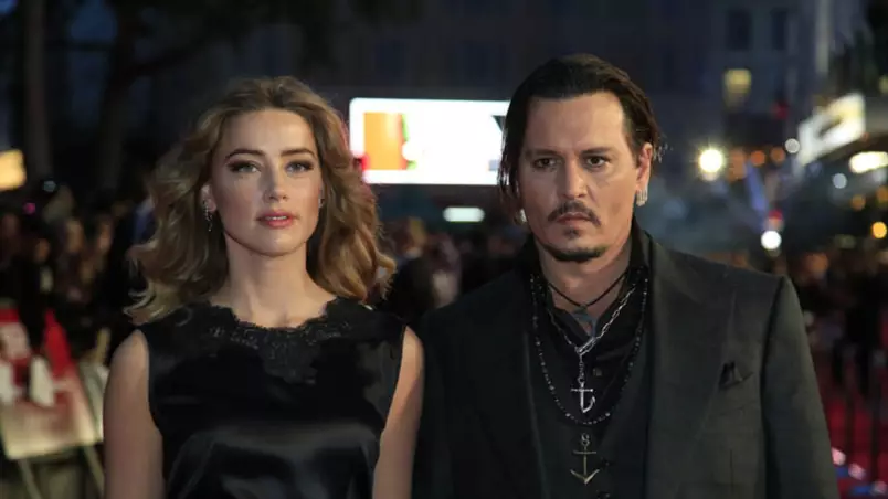 Johnny Depp and ex-wife Amber Heard.