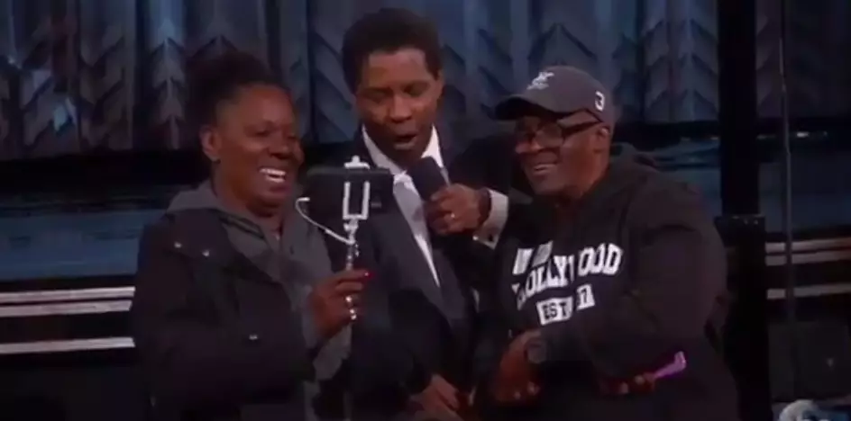 Denzel Washington Just 'Married' A Couple At The Oscars
