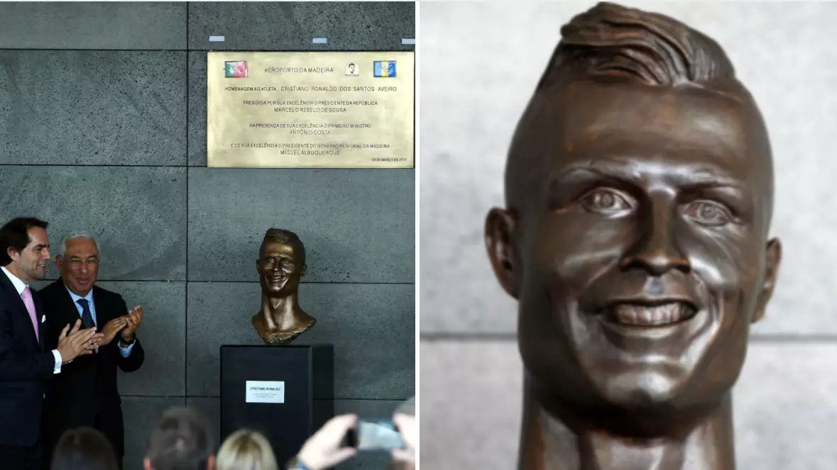The Guy Who Made The Famously Bad Cristiano Ronaldo Statue Has Tried Again