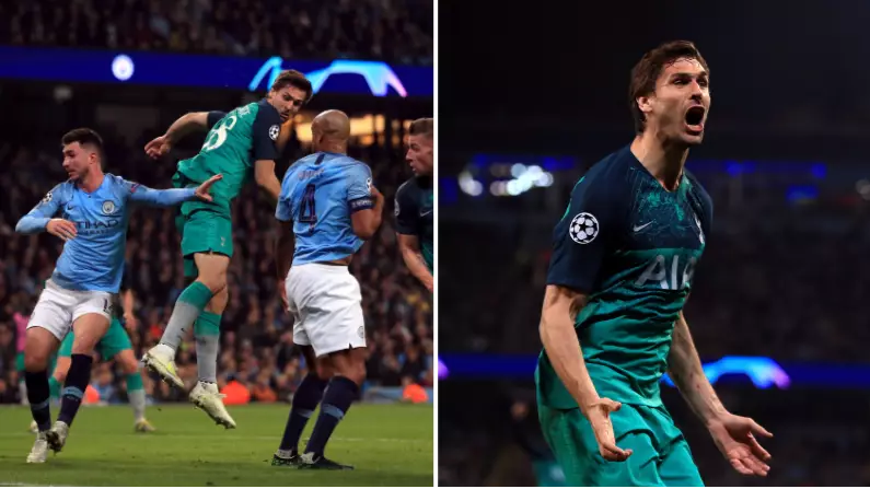 Spurs Fan Somehow Predicted Fernando Llorente Scoring The Winner With His Hip