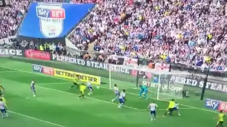 WATCH: Huddersfield's Izzy Brown Misses An Open Goal From Two Yards
