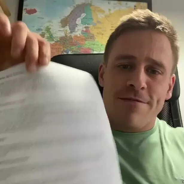 Alex Lowndes and his document to the government.