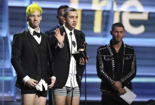 The Reason Behind Twenty One Pilots Accepting Their Grammy In Their Underpants