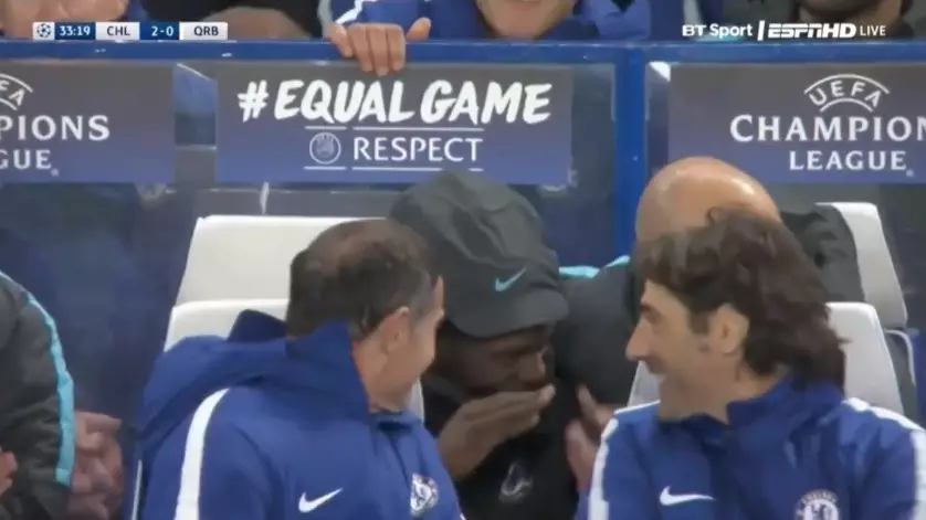 Victor Moses Was Trolled By Chelsea Teammates On The Bench After Zappacosta's Worldie