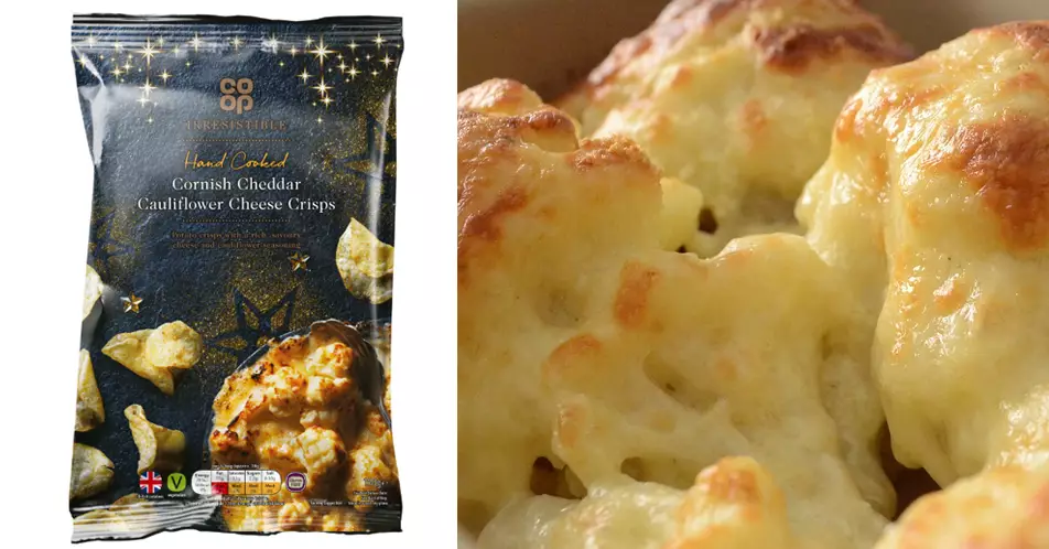 Co-op's Selling Cauliflower Cheese Crisps For Christmas And We Don’t Know What To Think