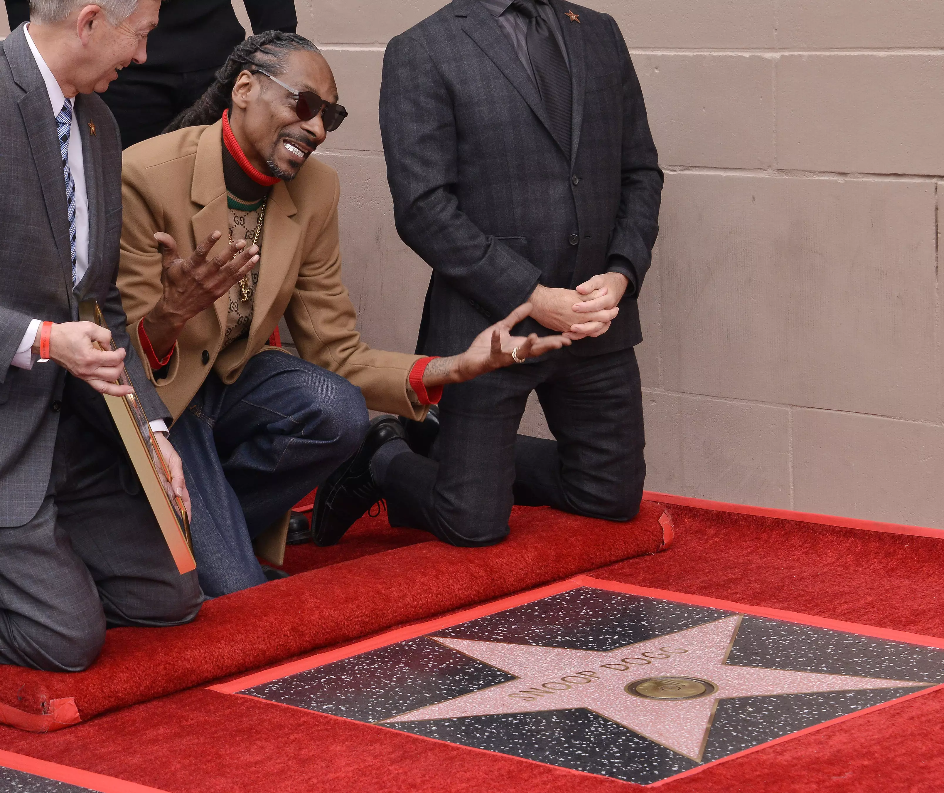 Snoop Dogg's Hollywood Walk of Fame star.